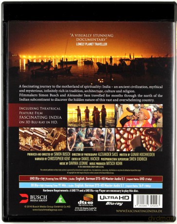 India 4K (Limited) [Blu-Ray 4K]+[Blu-Ray 3D]