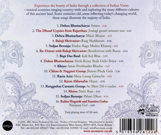 Indian Vistas - A Scenery Of Indian Sounds [CD]