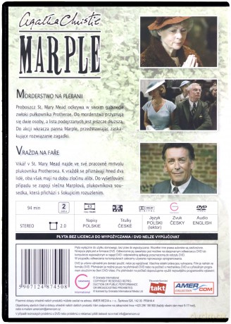 Miss Marple  02: Morderstwo na plebanii (wersja z Geraldine McEwan) (0) (BBC) [DVD]