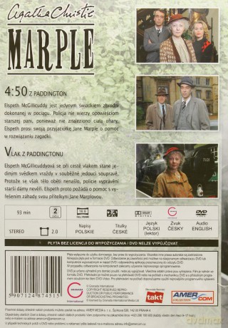 Miss Marple 16: 4.50 z Paddington (wersja z Geraldine McEwan) (BBC) [DVD]