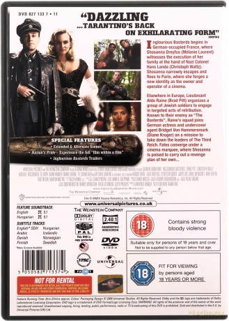 Inglourious Basterds (Bękarty wojny) [DVD]