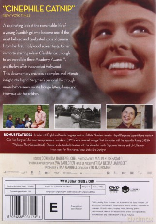 Ingrid Bergman In Her Own Words (Ingrid Bergman: własnymi słowami) [DVD]