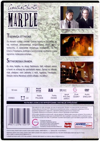 Miss Marple  07: Tajemnica Sittaford (wersja z Geraldine McEwan) (BBC) [DVD]