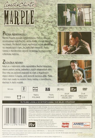 Miss Marple  11: Próba niewinności (wersja z Geraldine McEwan) (BBC) [DVD]