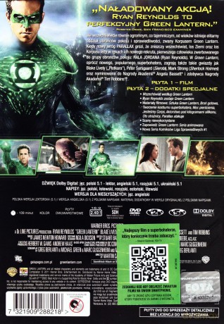 Green Lantern Edycja Specjalna (Zielona latarnia) [2DVD]