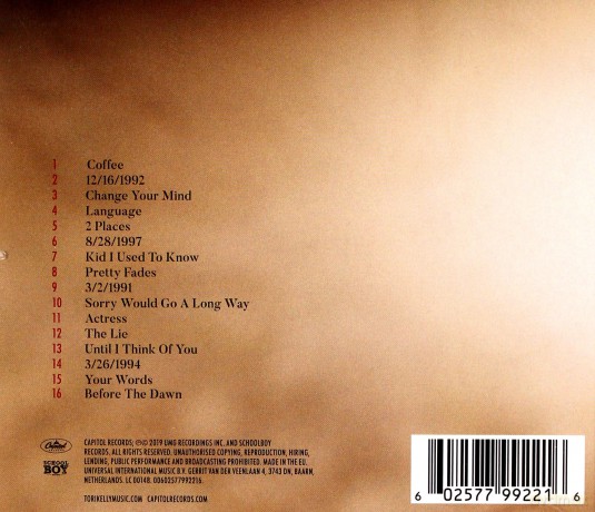 Tori Kelly: Inspired By True Events [CD]