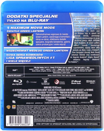 Green Lantern (Zielona latarnia) [Blu-Ray]