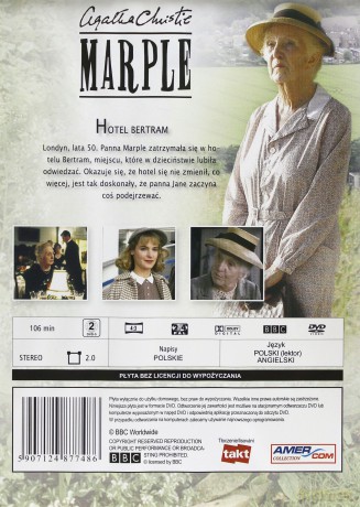 Miss Marple 19: Hotel Bertram (wersja z Joan Hickson) (0) (BBC) [DVD]