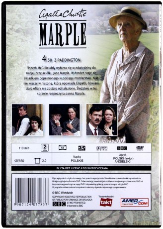 Miss Marple  21: 4.50 z Paddington (wersja z Joan Hickson) (0) (BBC) [DVD]