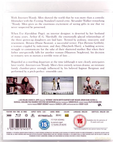 Interiors (Wnętrza) [Blu-Ray]
