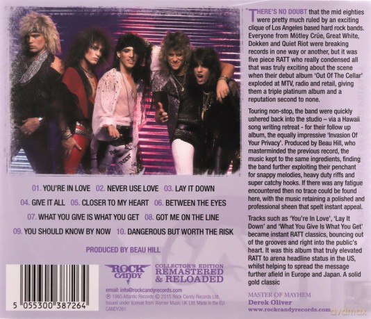 Ratt: Invasion Of Your Privacy [CD]