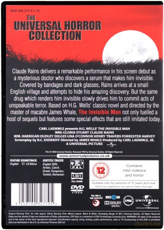 Invisible Man (Niewidzialny człowiek) [DVD]