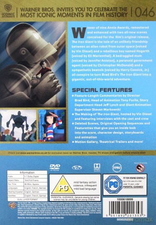 Iron Giant (Stalowy gigant) [DVD]