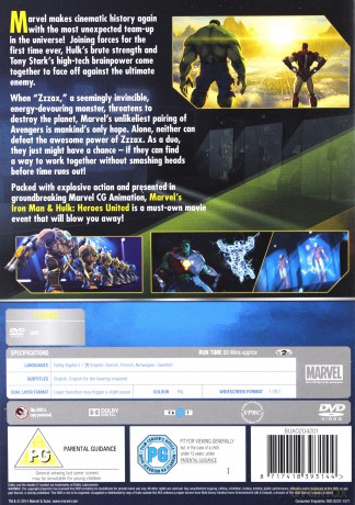 Iron Man Hulk Marvels (Iron Man i Hulk: Zjednoczeni) [DVD]