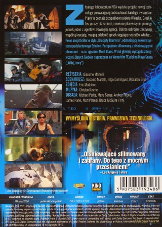 Podsłuch [DVD] film