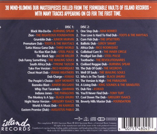 Island Presents: Dub [2CD]