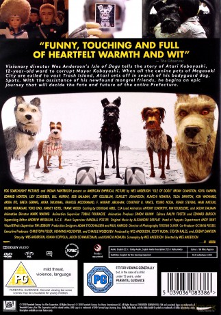 Isle of dogs (Wyspa psów) [DVD]