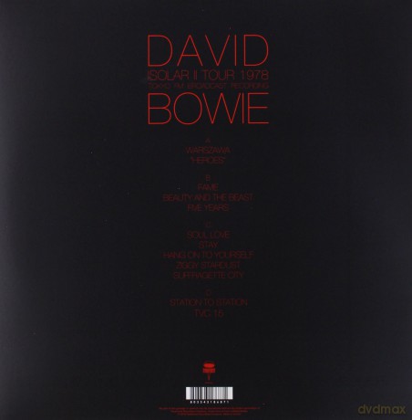 David Bowie: Isolar II Tour 1978 [2xWinyl]