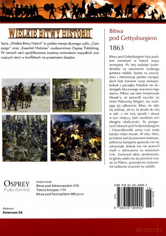 Wielkie Bitwy Historii 26: Bitwa pod Gettysburgiem 1863 r. [książka]+[DVD]