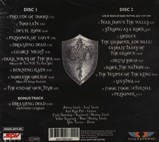 Axel Rudi Pell: The Crest Deluxe Edition (digipack) [2CD]