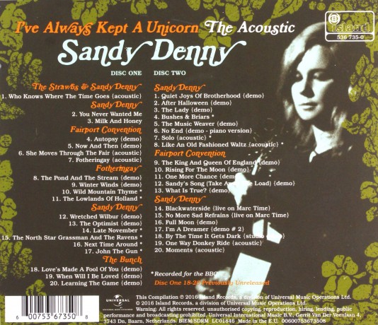 Sandy Denny: IVe Always Kept A Unicorn [2CD]