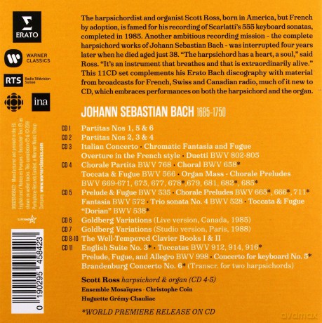 Scott Ross: J.S. Bach: Keyboard Works [CD]