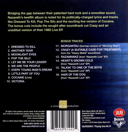 Nazareth: The Fool Circle (Digipack) [CD]