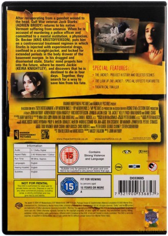 Jacket (Obłęd) [DVD]