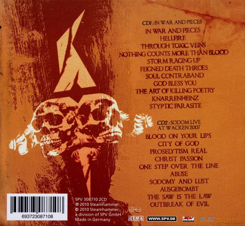 Sodom: In War And Peices Limited Edition (Digipack) [2CD]