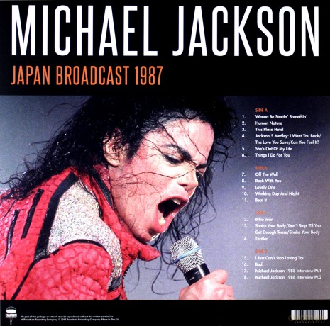 Michael Jackson: Japan Broadcast 1987 [2xWinyl]