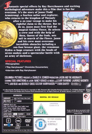 Jazon i Argonauci [DVD]