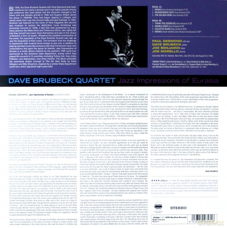 Dave Brubeck Quartet: Jazz Impressions Of Eurasia [Winyl]