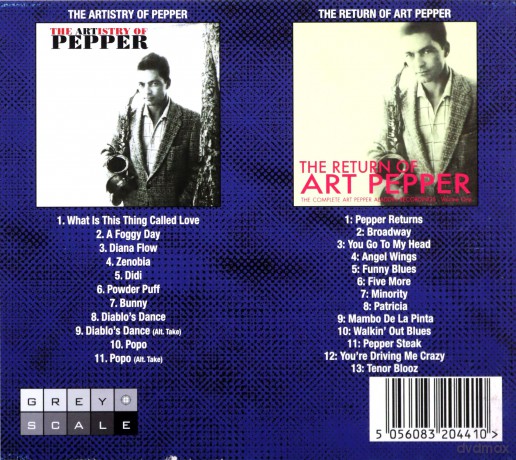 Art Pepper: Jazz Masters - Vol. 1 [2CD]