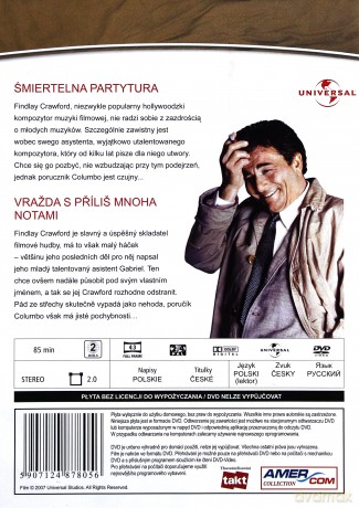 Columbo 67: Śmiertelna partytura [DVD]