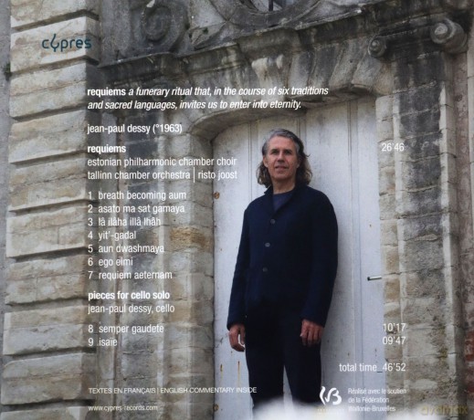 Estonian Philharmonic Chamber: Jean-Paul Dessy: Requiems [CD]