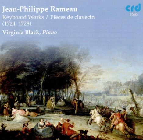 Virginia Black: Jean-Philippe Rameau: Keyboard Works Pieces de clavecin (1724 1728) [CD]