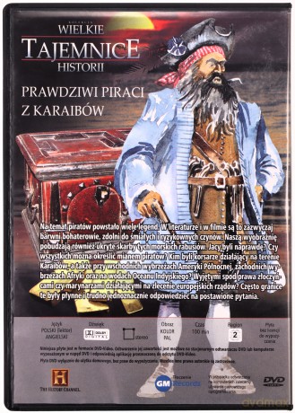 Wielkie Tajemnice Historii: Prawdziwi Piraci z Karaibów [DVD]
