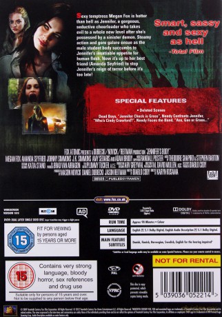 Jennifers Body (Zabójcze ciało) [DVD]