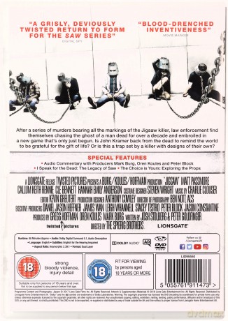 Jigsaw (Piła: Dziedzictwo) [DVD]