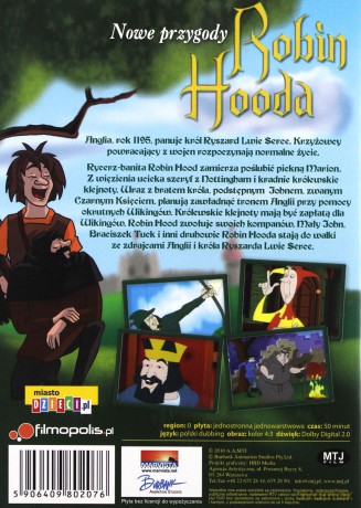 Nowe przygody Robin Hooda [DVD]