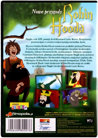 Nowe przygody Robin Hooda [DVD]