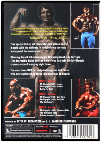 Joe Weiders Mr Olympia Ultimate Collection [3DVD]