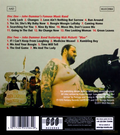 John Dummer Band: John DummerS Famous Music Band/Blue [2CD]