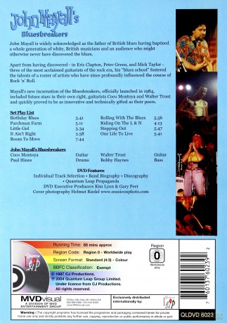 John Mayalls Bluesbreakers: John Mayalls Bluesbreakers - Live At Iowa State University [DVD]