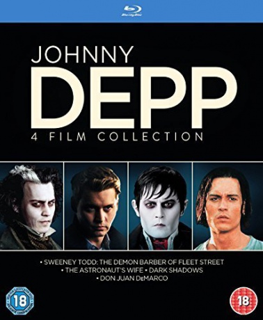 Johnny Depp - 4 Film Collection (Sweeney Todd: Demoniczny golibroda z Fleet Street / Mroczne cienie / Don Juan de Marco / Żona astronauty) [4xBlu-Ray]