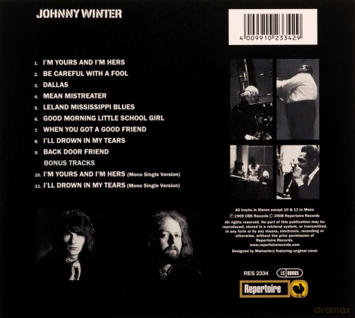Johnny Winter: Johnny Winter (Remstered Digi) [CD]
