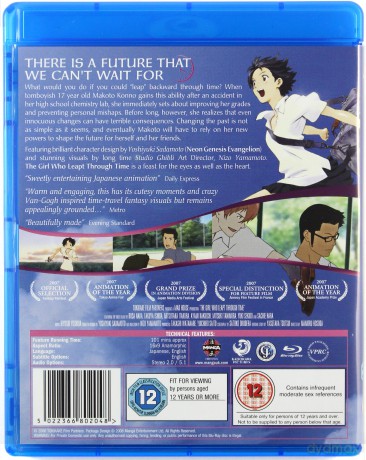The Girl Who Leapt Through Time (O dziewczynie skaczącej przez czas) [Blu-Ray]