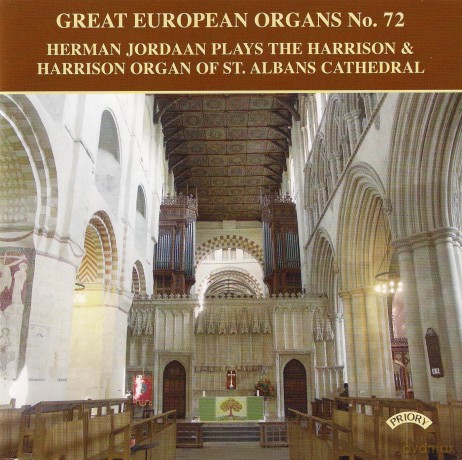 Hermann Jordaan: Great European Organs No.72: St.Albans Cathedral [CD]
