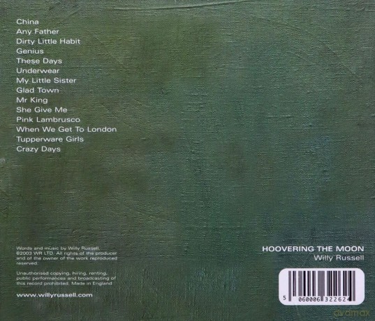 Willy Russell: Hoovering The Moon [CD]