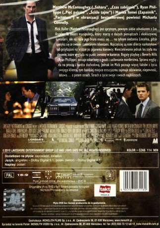 Prawnik z Lincolna [DVD]